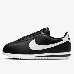 Nike Cortez Leather Black and White running shoes Mens Size 12